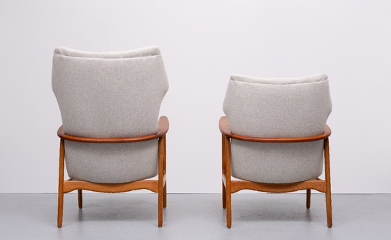 Image 1 of Arnold Madsen y Henry Schubell, par de sillones orejeros Bovenkamp Holanda 1960