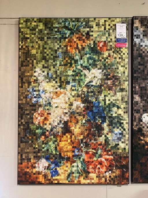 Malen niederländischer Blumen - Pixel – Pronto Wonen, giclee prints