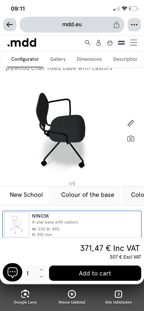 MDD Nouveau président de l'école – Chaises de bureau, Metal (photo 10 of 10)