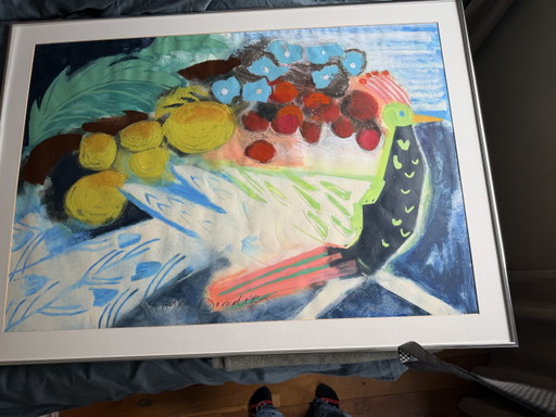 Xandra Donders Peacock – schilderijen tekeningen, Canvas, Metal (photo 2 of 5)