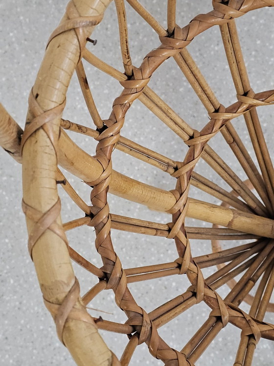 Cesto da cucito vintage in rattan, cesto per lavori, Porta piante, Beige (foto 5 di 11)