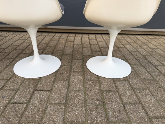 Image 1 of 4x original Knoll Tulip dining chairs by Eero Saarinen
