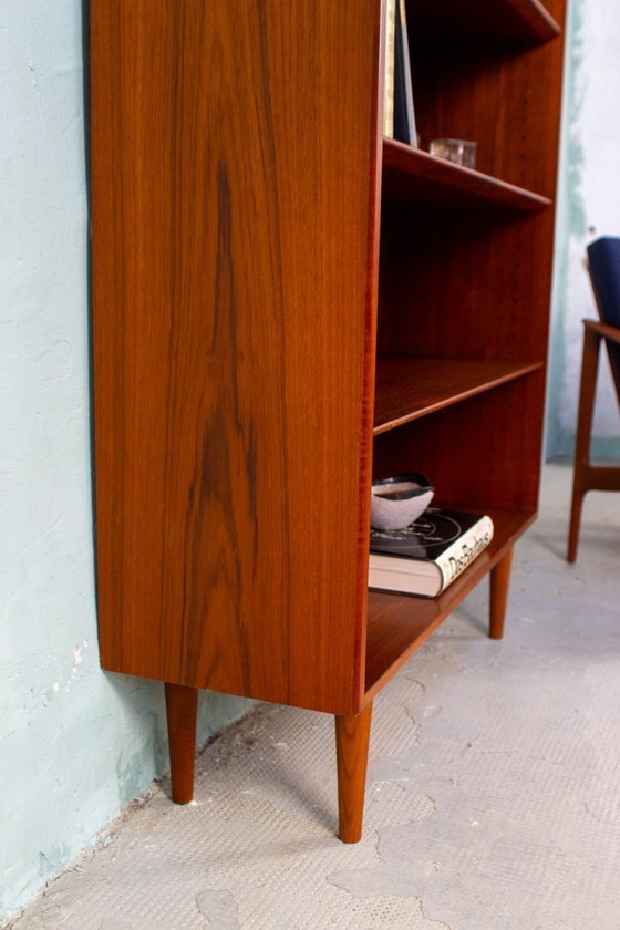 Image 1 of Vintage teak bookcase, highboard, chest of drawers, mid-century 1960s