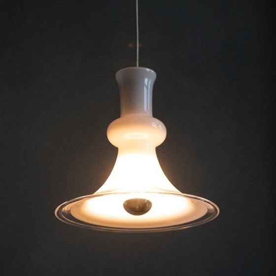Lampada a sospensione Etude in vetro bianco di Michael Bang per Royal Copenhagen – Lampade a sospensione (photo 8 of 8)