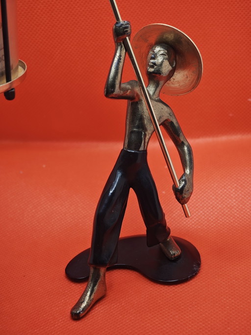 Figurine Thermomètre Vintage Style Rohac/Bosse – beeldhouwkunst, Brass (photo 2 of 15)