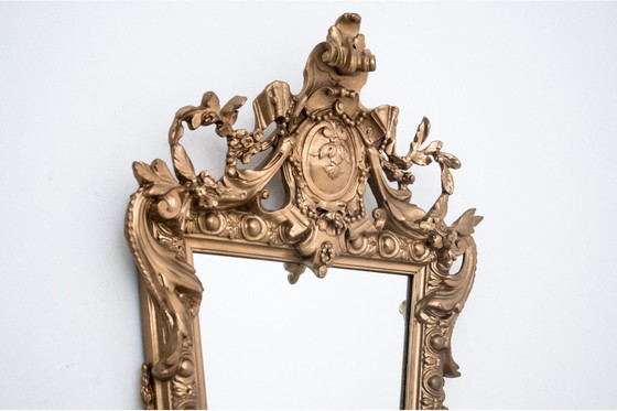 Image 1 of Antique Mirror, circa 1920, Northern Europe.