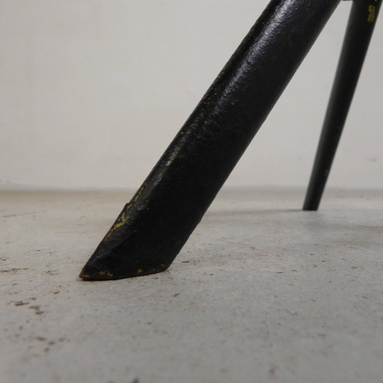 Image 1 of Bistro table with Bakelite top Berc Antoine Paris, 1950s