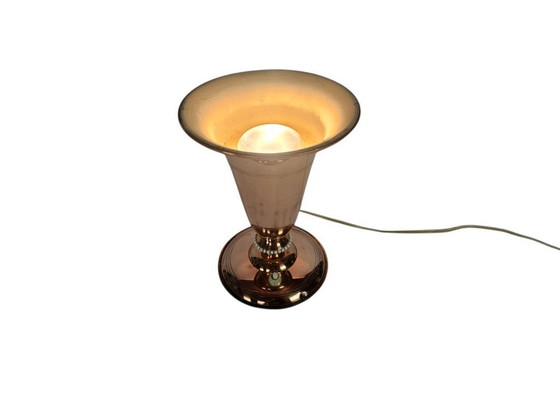 Image 1 of Art déco – Kelchlampe – Kupfer – Stehlampe – Holland – 1. Hälfte des 20. Jahrhunderts