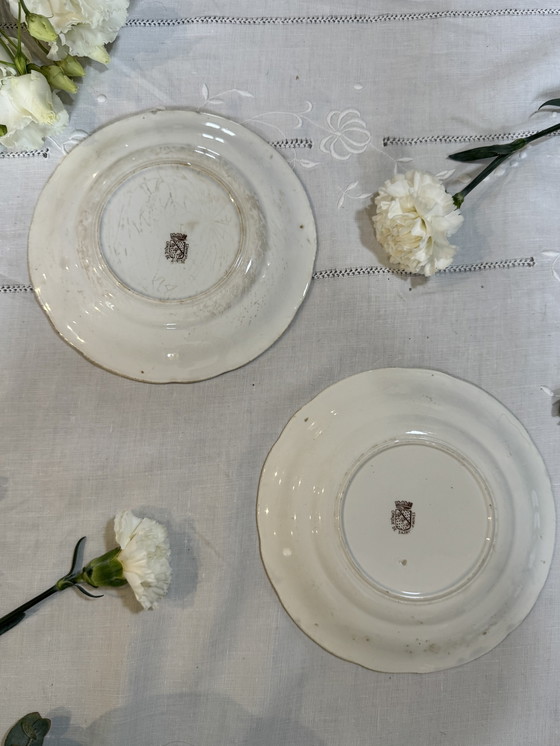 Image 1 of Lot 2 Assiettes Parlantes Sarreguemines