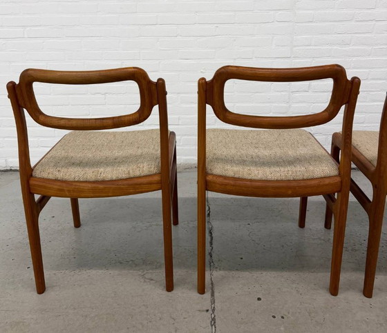 Image 1 of 6 Johannes Andersen Stühle für Uldum Møbelfabrik