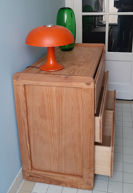 Image 1 of Kommode aus Kiefernholz im brutalistischen Stil der 70er Jahre
