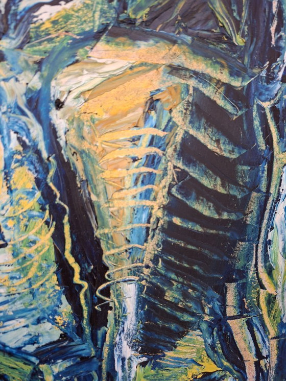 Image 1 of Informal Abstract Work Signed by G. Aprosi, 1980s