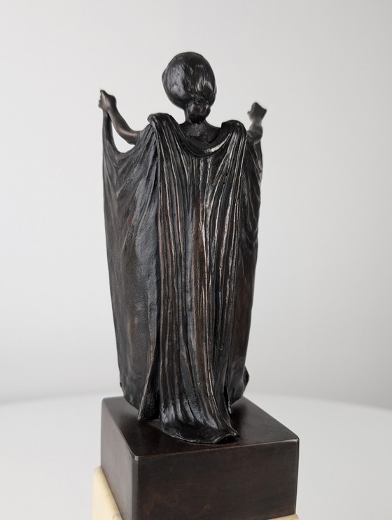 Image 1 of Sculpture de femme articulée en bronze par Carl Kauba, années 1900