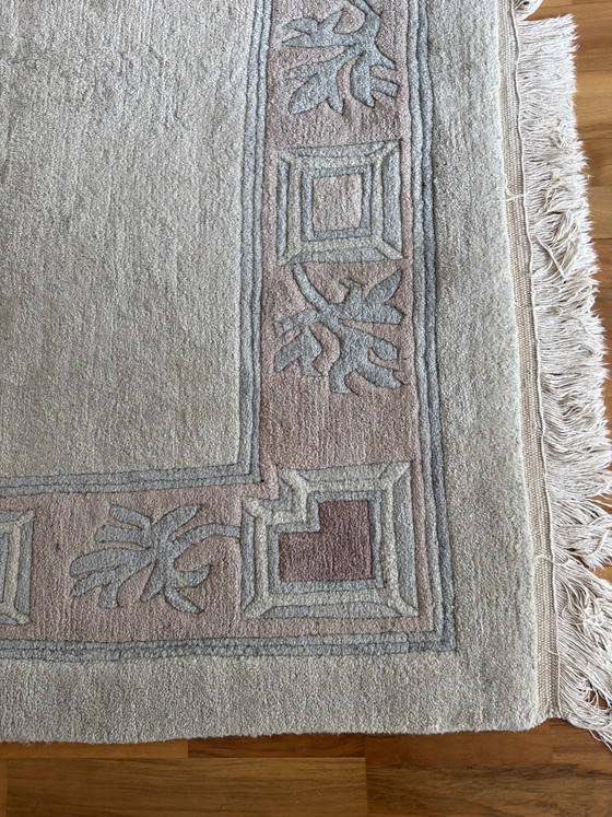 Image 1 of Handgeknüpfter Wollteppich aus Tibet/Nepal