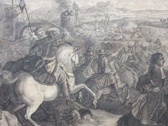 Image 1 of Grabado/Impresión: Captura de Thionville por el duque de Enghien (Gran Condé) el 10 de agosto de 1643.