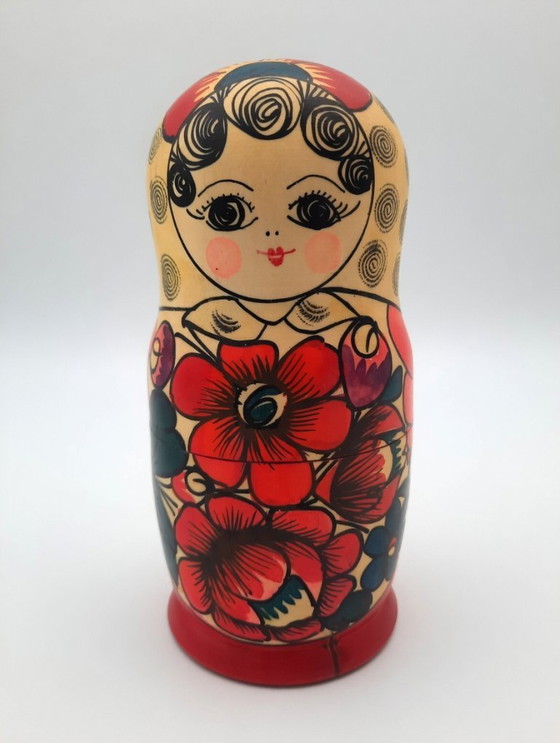 Image 1 of Autentiche bambole Matrioska tinte a mano – Set completo di 5