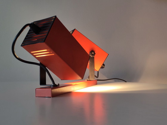 Philips cube lamp space age, Plafoniere, Metallo, Plastica, Arancione (foto 6 di 15)