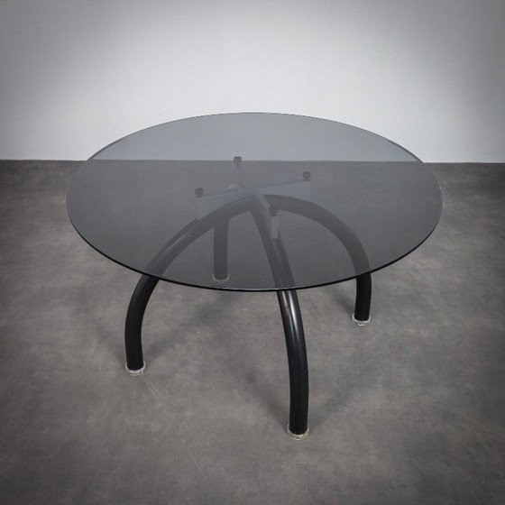 Image 1 of Table de salle à manger araignée postmoderne d'Ettore Sottsass pour Knoll International, Italie, années 1980