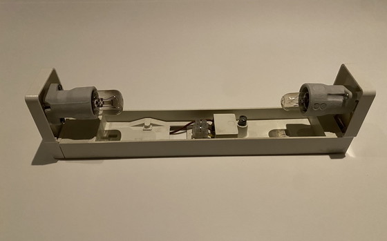 Image 1 of Lampada da parete vintage in cristallo e vetro ghiacciato, 1960