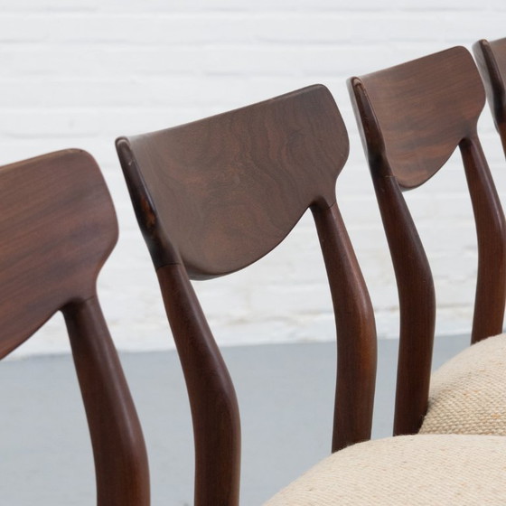 Image 1 of Ensemble de chaises de salle à manger Lübke années 60