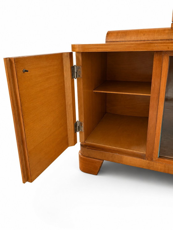 Image 1 of Authentieke Art Déco spiegelkast / kaptafel ca. 1930-1940