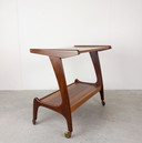 Vintage Louis Van Teeffelen Side Table Trolley Record Player Cabinet