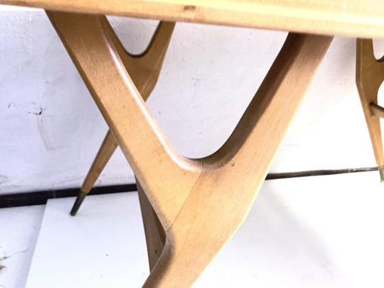 Image 1 of Mid - Century coffee table 50s 60s design in the style of Ico Parisi