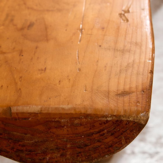 Image 1 of MK11294 Brutalistisch grenen bankje