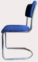 Chaise en tube d'acier, attribut W.H.Gispen