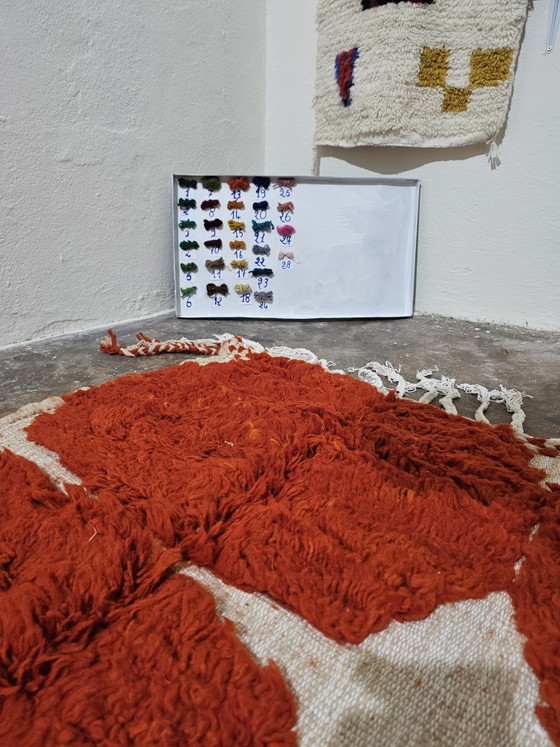 Tappeto arancione 2,5/2 m fatto a mano – Tappeti, Wool (photo 7 of 10)