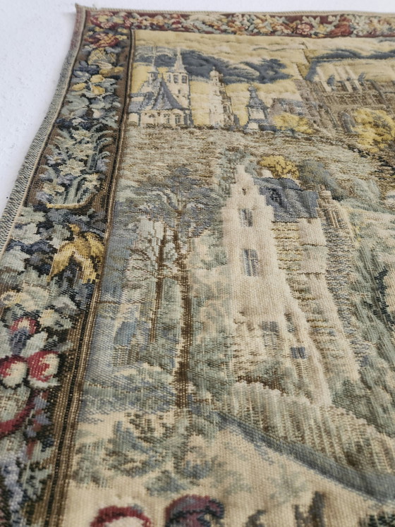 Belgische mittelalterliche Gobelin Jacquard flämische Wandteppich „Jagden des Kaisers Maximilian“ oder (photo 10 of 15)