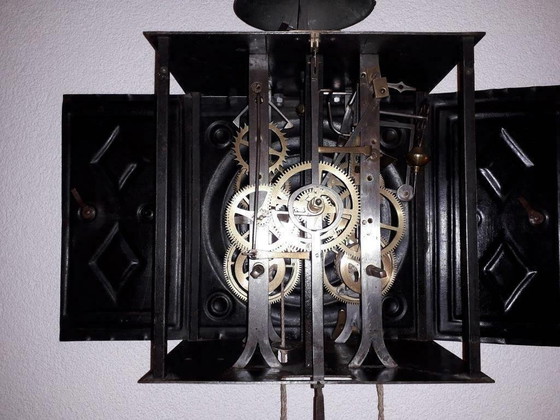 Image 1 of Beautiful original antique comtoise clock.🕰️