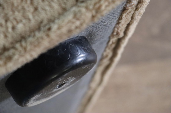 Image 1 of Divano COR Trio in beige Teddy di Team Form AG, anni '70