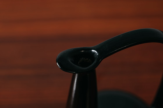 Image 1 of Gio Ponti & Carlo Alberto Rossi Bucchero Vase No. 3 1940s Extremely Rare Design