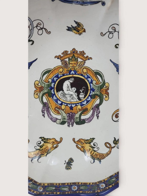 Melon dish in Gien earthenware, 19th century – Bowls, Porcelain, Renaissance (photo 3 of 12)
