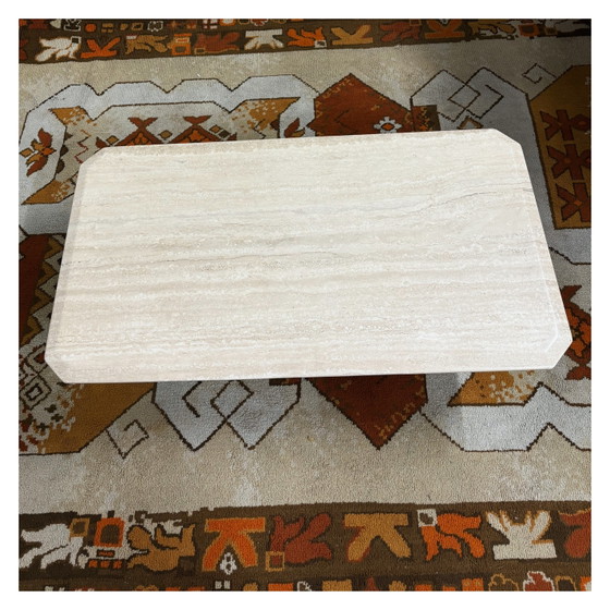 Image 1 of Travertine coffee table