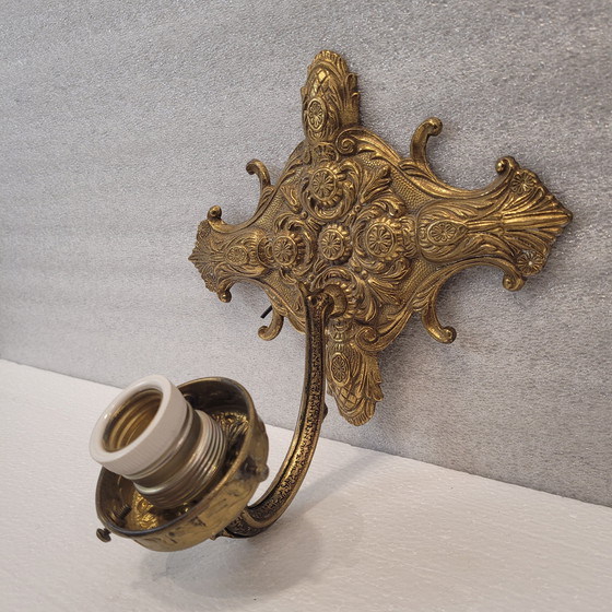 Image 1 of Gilt Bronze Sconce, Louis XVI Style, 19th Century – France
