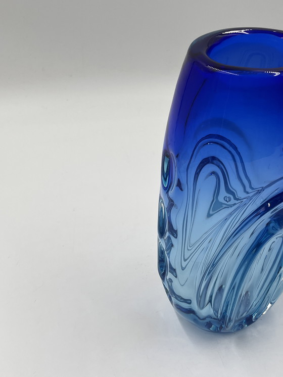 Image 1 of Vase Bleu de Murano