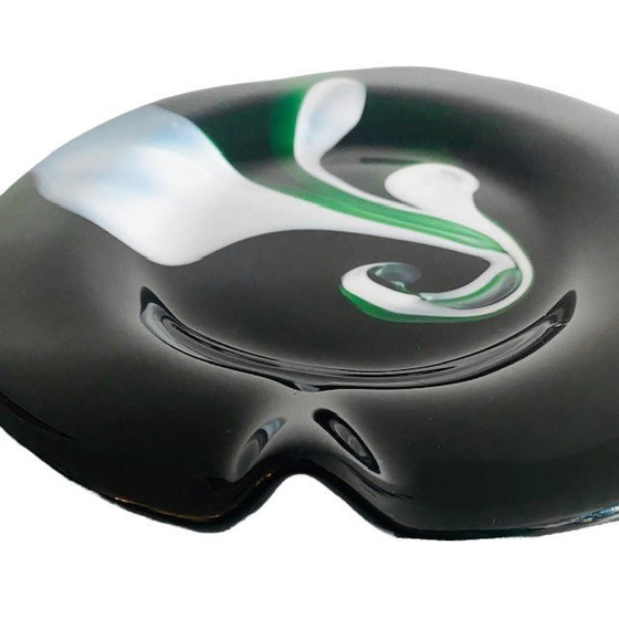 Image 1 of Ciotola vintage in vetro Richartz Art Collection di Hans Jürgen Richartz per Mathildenhütte, anni '70