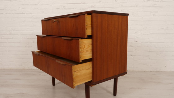 Image 1 of Vintage Deense Ladekast | Teak | 3 Lades