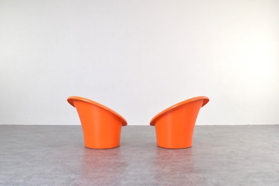 Skopa Lounge Chairs by Ole Gjerløv-Knudsen & Torben Lind for IKEA, 1970s, Set of 2 – Loveseats, Plastic (photo 5 of 18)