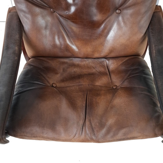 Fauteuil lounge vintage Siësta Ingmar Relling Westnofa – Wood, Leather (photo 9 of 9)