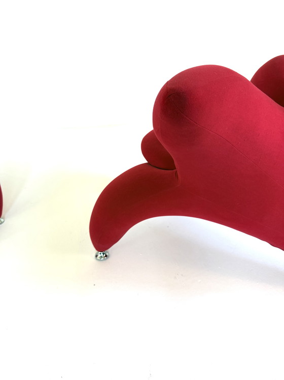 Image 1 of 2x 'Lily chair' armchairs, style Masanori Umeda '90