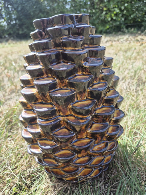 Des Töpfe Vase Tannenzapfen 30 cm hoch