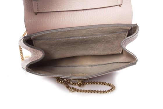 Image 1 of Borsa Chloe modello Drew color rosa cemento.