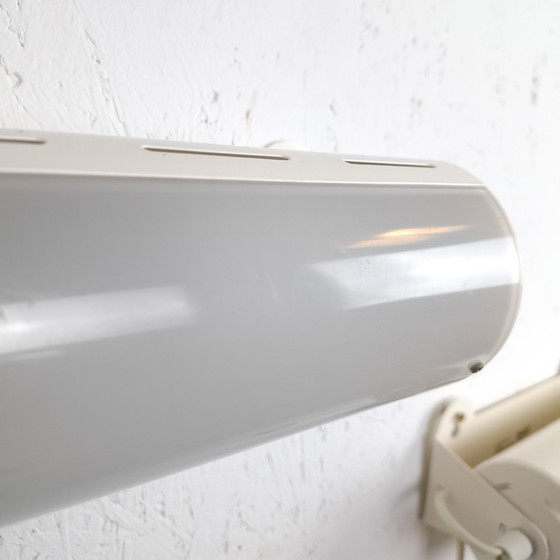 Image 1 of 2 lampade da parete vintage Ikea Smyg lampada da comodino in metallo/plastica bianca