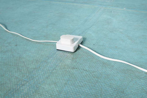 Image 1 of Space age waterfall floor lamp minimalist floor lamp white