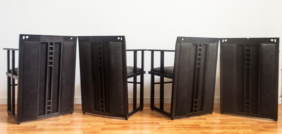 Image 1 of Juego de 4 sillas de comedor Giorgeti Galaxy