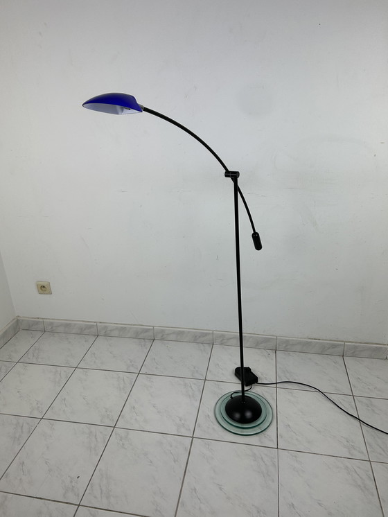 Image 1 of Vintage 80s fishing rod lamp floor lamp