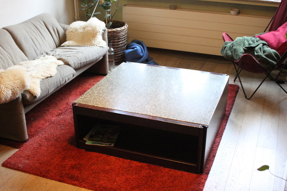 Image 1 of Angelo Mangiarotti 4D Coffee Table for Molteni, Italy 1960s